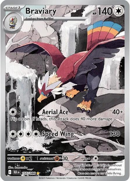 Braviary (155/086) [Scarlet & Violet: Black Bolt] | Jack's On Queen