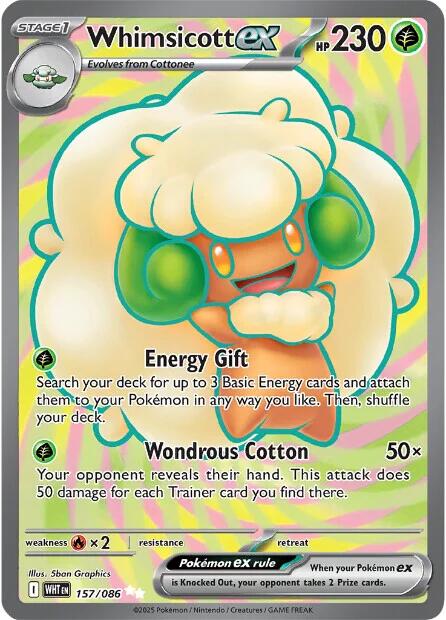 Whimsicott ex (157/086) [Scarlet & Violet: White Flare] | Jack's On Queen
