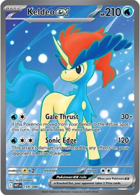 Keldeo ex (159/086) [Scarlet & Violet: White Flare] | Jack's On Queen