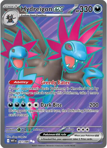 Hydreigon ex (161/086) [Scarlet & Violet: White Flare] | Jack's On Queen