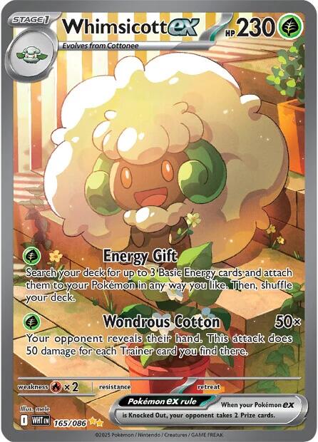Whimsicott ex (165/086) [Scarlet & Violet: White Flare] | Jack's On Queen