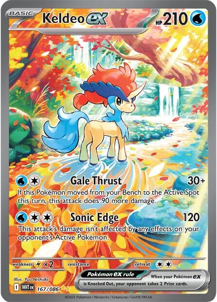 Keldeo ex (167/086) [Scarlet & Violet: White Flare] | Jack's On Queen