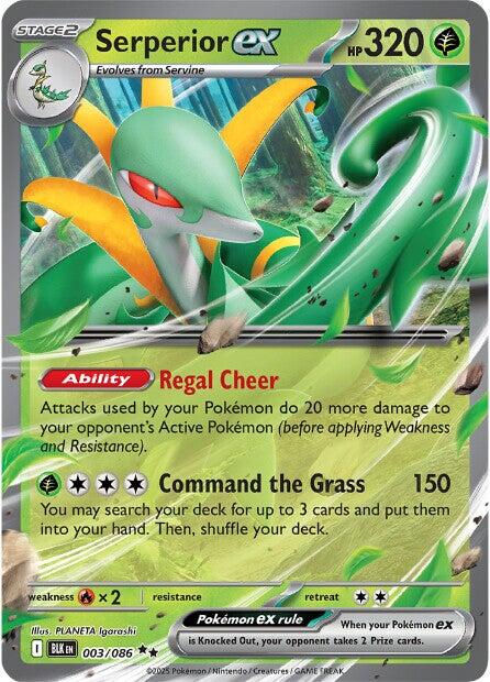 Serperior ex (003/086) [Scarlet & Violet: Black Bolt] | Jack's On Queen
