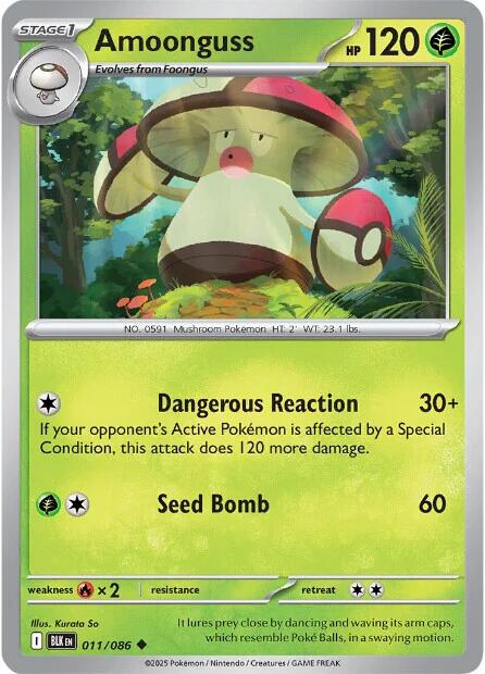 Amoonguss (011/086) [Scarlet & Violet: Black Bolt] | Jack's On Queen