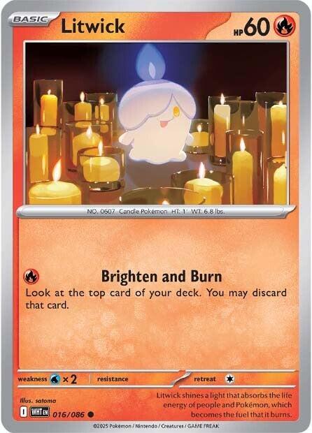 Litwick (016/086) [Scarlet & Violet: White Flare] | Jack's On Queen