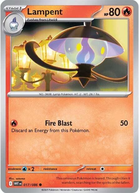 Lampent (017/086) [Scarlet & Violet: White Flare] | Jack's On Queen