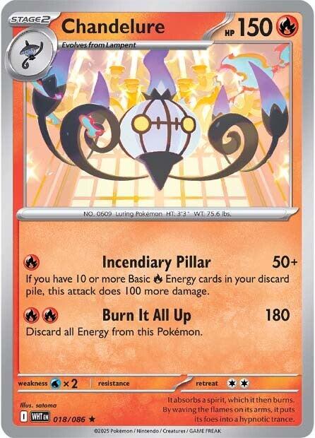 Chandelure (018/086) [Scarlet & Violet: White Flare] | Jack's On Queen