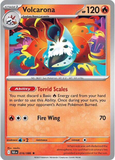 Volcarona (016/086) [Scarlet & Violet: Black Bolt] | Jack's On Queen