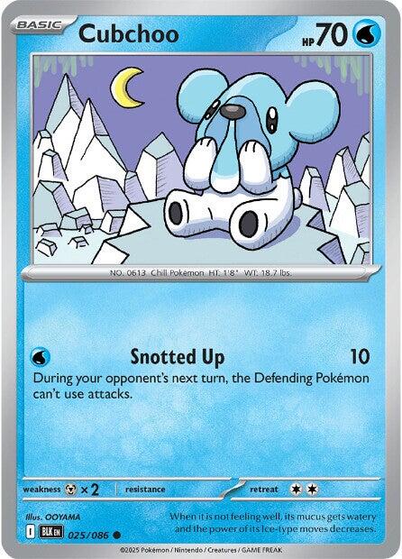 Cubchoo (025/086) [Scarlet & Violet: Black Bolt] | Jack's On Queen