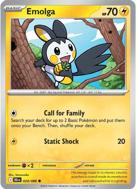 Emolga (029/086) [Scarlet & Violet: Black Bolt] | Jack's On Queen