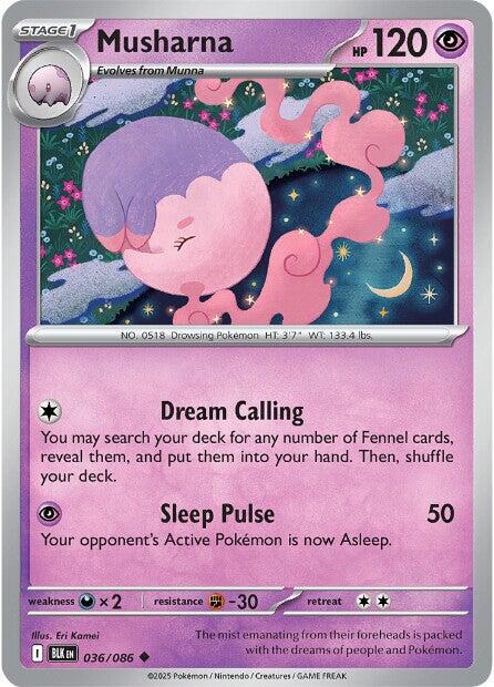Musharna (036/086) [Scarlet & Violet: Black Bolt] | Jack's On Queen