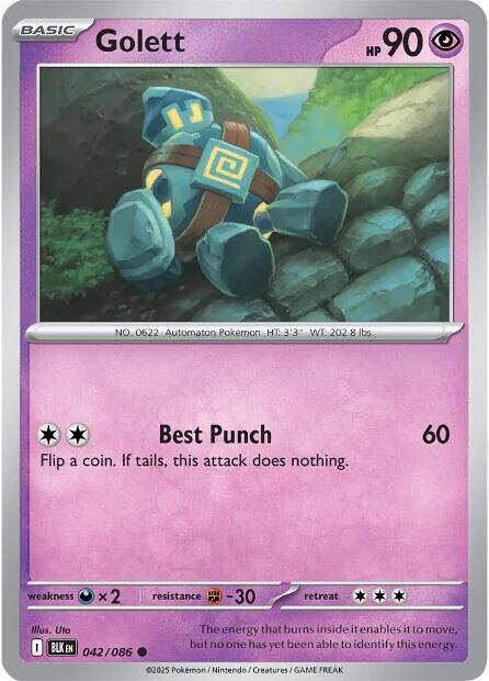 Golett (042/086) [Scarlet & Violet: Black Bolt] | Jack's On Queen