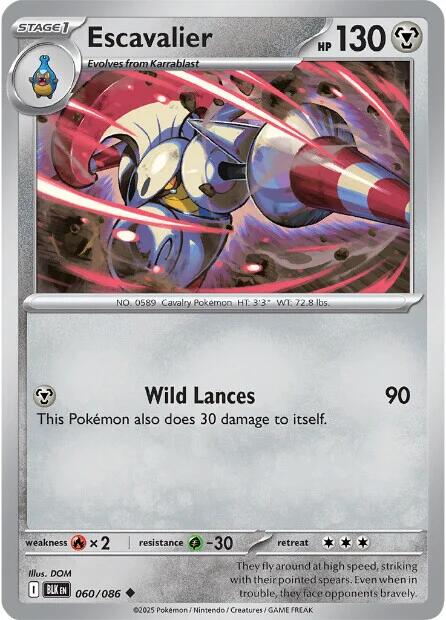 Escavalier (060/086) [Scarlet & Violet: Black Bolt] | Jack's On Queen