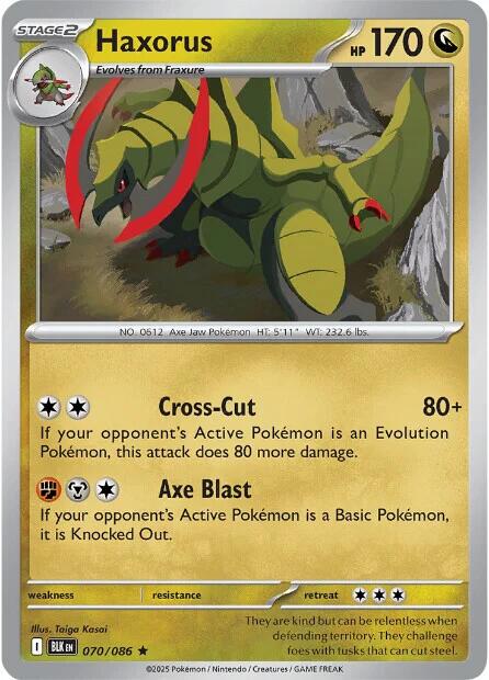 Haxorus (070/086) [Scarlet & Violet: Black Bolt] | Jack's On Queen