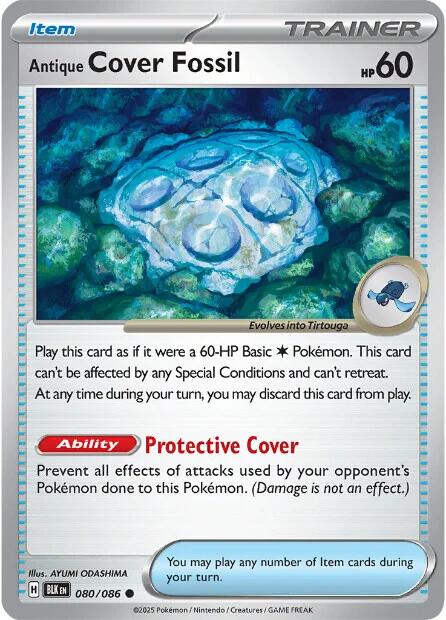 Antique Cover Fossil (080/086) [Scarlet & Violet: Black Bolt] | Jack's On Queen