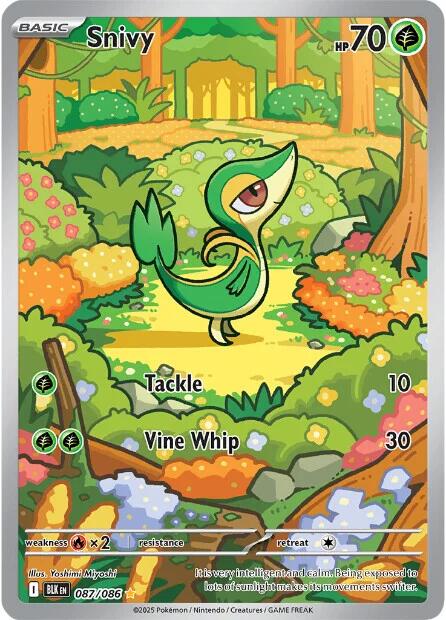 Snivy (087/086) [Scarlet & Violet: Black Bolt] | Jack's On Queen