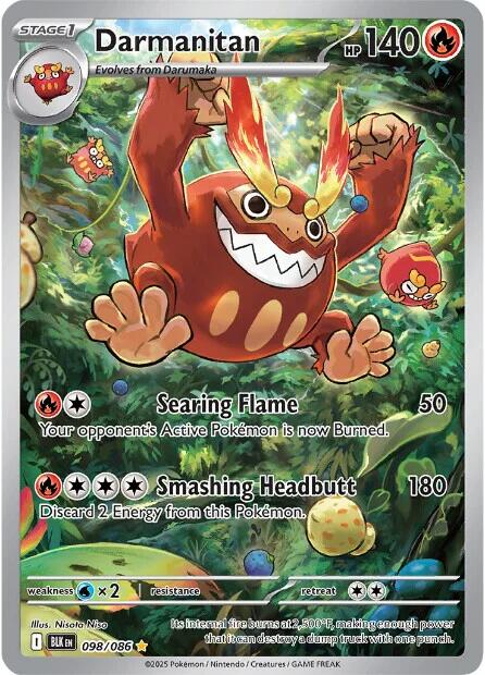 Darmanitan (098/086) [Scarlet & Violet: Black Bolt] | Jack's On Queen
