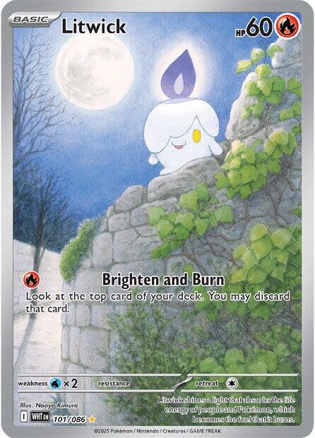 Litwick (101/086) [Scarlet & Violet: White Flare] | Jack's On Queen
