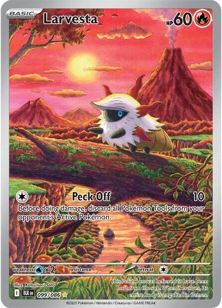 Larvesta (099/086) [Scarlet & Violet: Black Bolt] | Jack's On Queen
