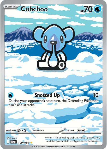 Cubchoo (109/086) [Scarlet & Violet: Black Bolt] | Jack's On Queen
