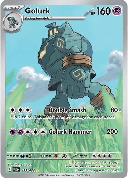 Golurk (123/086) [Scarlet & Violet: Black Bolt] | Jack's On Queen