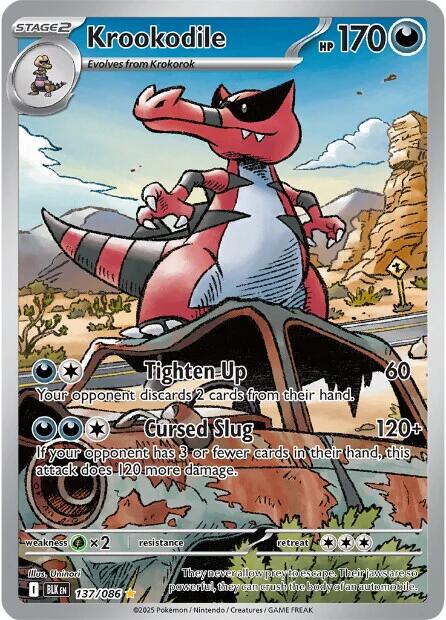 Krookodile (137/086) [Scarlet & Violet: Black Bolt] | Jack's On Queen