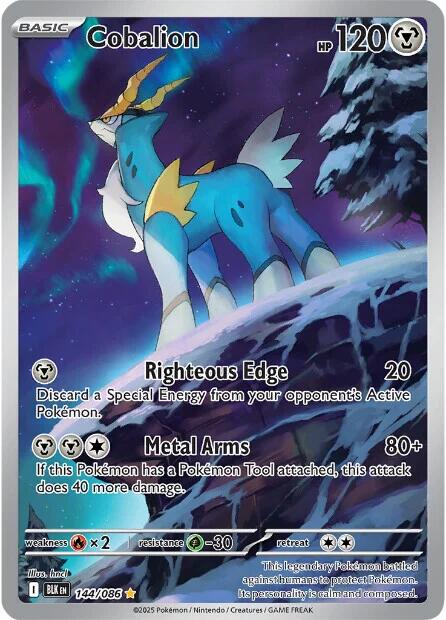 Cobalion (144/086) [Scarlet & Violet: Black Bolt] | Jack's On Queen