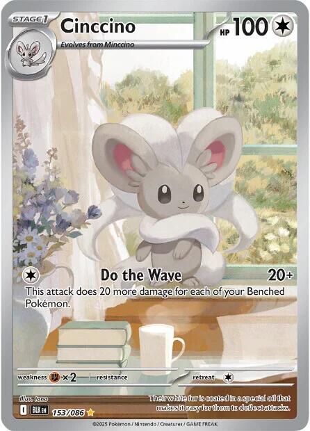 Cinccino (153/086) [Scarlet & Violet: Black Bolt] | Jack's On Queen