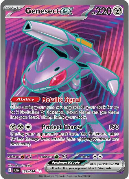 Genesect ex (161/086) [Scarlet & Violet: Black Bolt] | Jack's On Queen