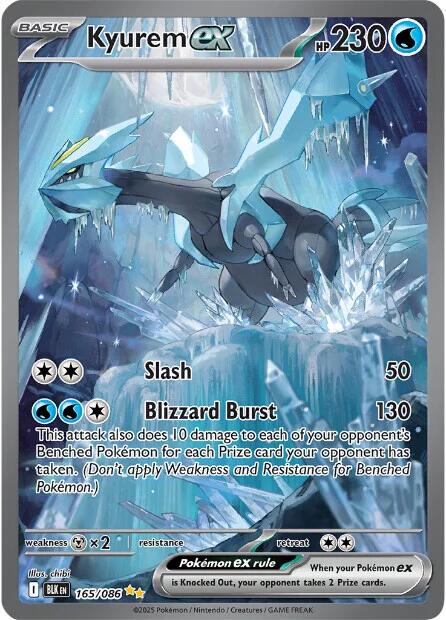 Kyurem ex (165/086) [Scarlet & Violet: Black Bolt] | Jack's On Queen