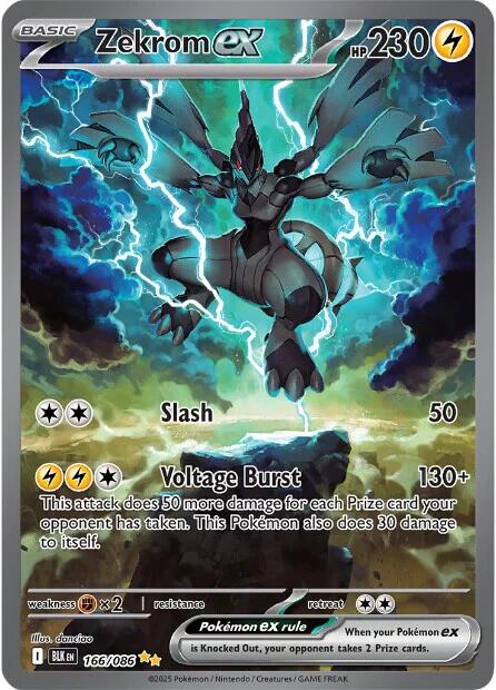 Zekrom ex (166/086) [Scarlet & Violet: Black Bolt] | Jack's On Queen