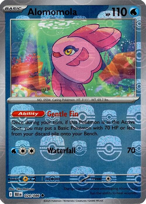 Alomomola (024/086) (Master Ball Pattern) [Scarlet & Violet: Black Bolt] | Jack's On Queen