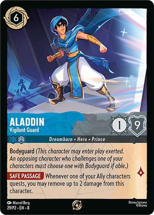 Aladdin - Vigilant Guard (29) [Disney Lorcana Promo Cards] | Jack's On Queen