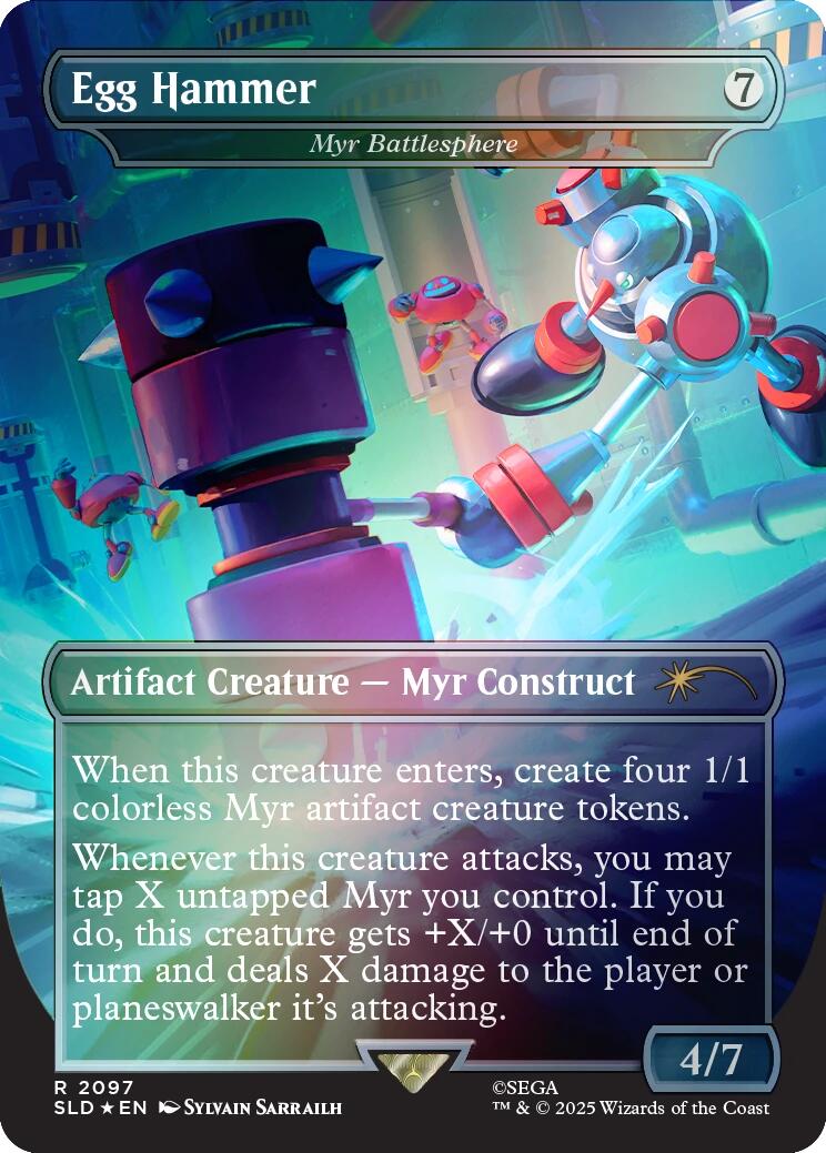 Egg Hammer - Myr Battlesphere (Rainbow Foil) [Secret Lair Drop Series] | Jack's On Queen