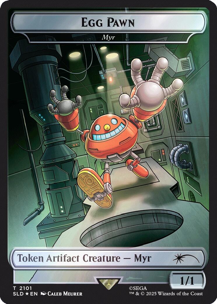 Egg Pawn - Myr Token (Rainbow Foil) [Secret Lair Drop Series] | Jack's On Queen