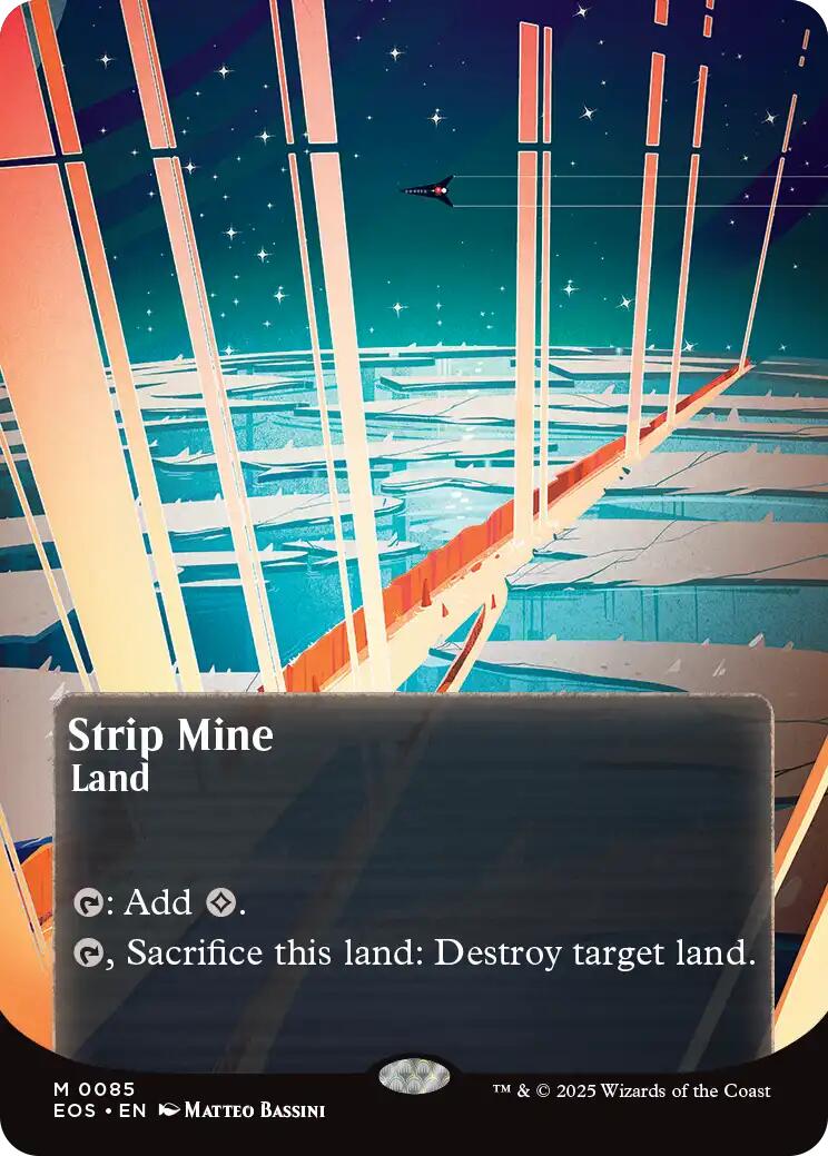 Strip Mine (0085) (Borderless) [Edge of Eternities: Stellar Sights] | Jack's On Queen