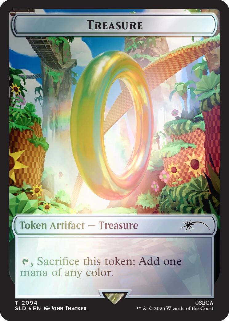 Treasure Token (2094) (Rainbow Foil) [Secret Lair Drop Series] | Jack's On Queen