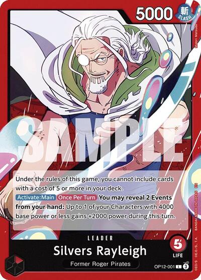 Silvers Rayleigh (OP12-001) [Legacy of the Master] | Jack's On Queen