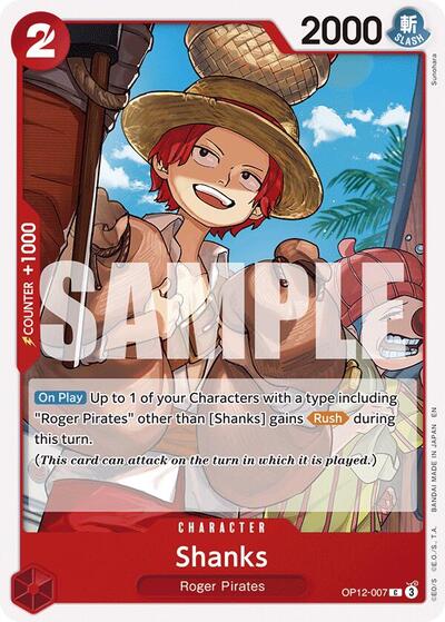 Shanks (007) (OP12-007) [Legacy of the Master] | Jack's On Queen