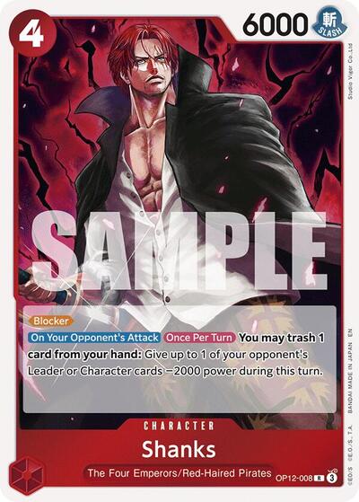Shanks (008) (OP12-008) [Legacy of the Master] | Jack's On Queen