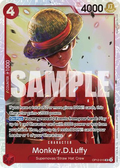 Monkey.D.Luffy (OP12-015) [Legacy of the Master] | Jack's On Queen