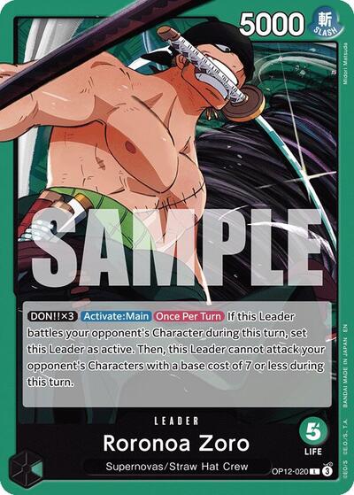 Roronoa Zoro (020) (OP12-020) [Legacy of the Master] | Jack's On Queen