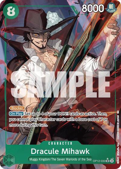 Dracule Mihawk (Alternate Art) (OP12-030) [Legacy of the Master] | Jack's On Queen