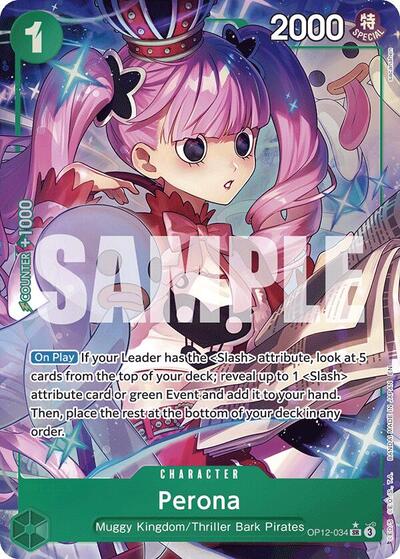 Perona (Alternate Art) (OP12-034) [Legacy of the Master] | Jack's On Queen