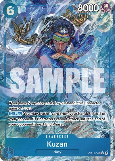 Kuzan (043) (Alternate Art) (OP12-043) [Legacy of the Master] | Jack's On Queen