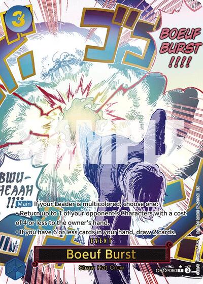Boeuf Burst (Alternate Art) (OP12-060) [Legacy of the Master] | Jack's On Queen