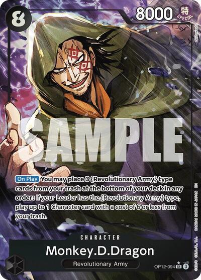 Monkey.D.Dragon (Alternate Art) (OP12-094) [Legacy of the Master] | Jack's On Queen