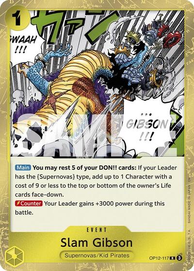 Slam Gibson (OP12-117) [Legacy of the Master] | Jack's On Queen