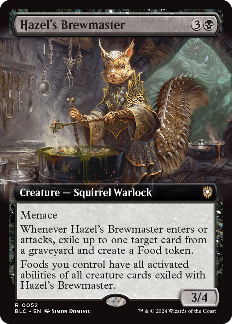 Hazel's Brewmaster (Extended Art) [Bloomburrow Commander] | Jack's On Queen
