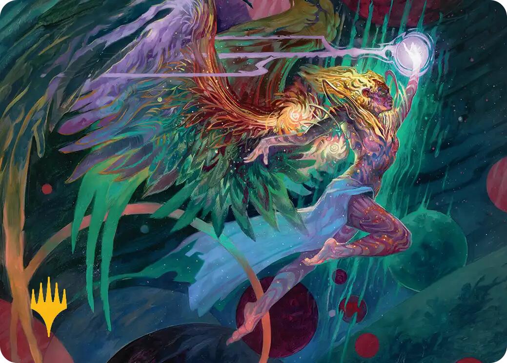 Exalted Sunborn Art Card (Gold-Stamped Signature) [Edge of Eternities Art Series] | Jack's On Queen